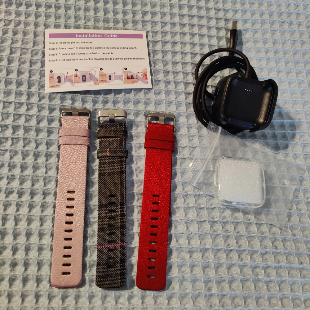 Fitbit Versa Watchbands and Charger